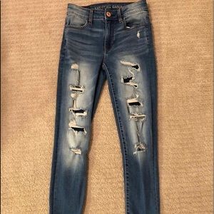 American Eagle Ripped Skinny Jeans